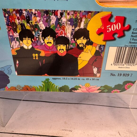 The Beatles Yellow Submarine Ravensburger Puzzle 500 Pc Shaped Tin Box 2017 - Picture 6 of 9